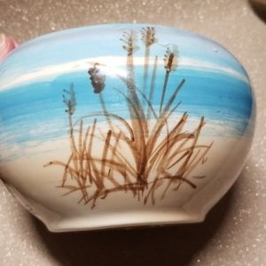 Accents - Englewood Florida Handpainted Seashore Bowl Accents - Englewood Florida Handpainted Seashore Bowl